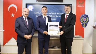 Deniz Polisi Eğitim Merkezi’nde Sertifika Töreni Düzenlendi