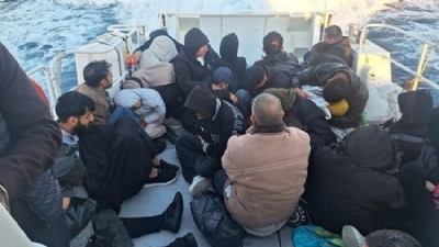Ayvacık Açıklarında 31 Kaçak Göçmen Yakalandı