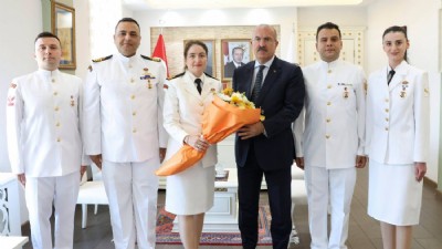 Sahil Güvenlik Komutanlığından Vali Toraman'a 44. Yıl Ziyareti