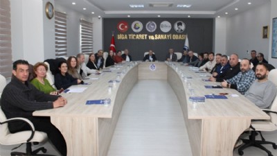 Biga TSO’nun Mart Ayı Olağan Meclis Toplantısı Gerçekleştirildi