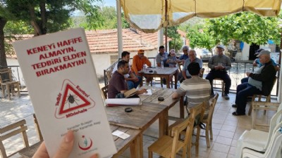 Ezine Pazarköy’de KKKA Eğitimi ve Ücretsiz Kene İlacı Dağıtımı