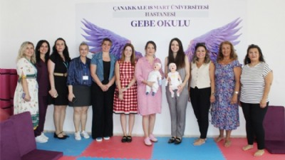 ÇOMÜ Hastanesinde Gebe Okulu Açıldı