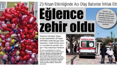 Eğlence Zehir Oldu