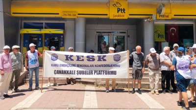 HABER-SEN’den PTT Önünde Torba Yasa Tepkisi
