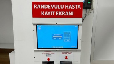Lapseki Devlet Hastanesi'nde Bekleme Sürelerini Bitiren Kiosk Dönemi