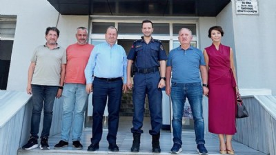Biga TSO’dan Yeni İlçe Jandarma Komutanına Hoş Geldin Ziyareti