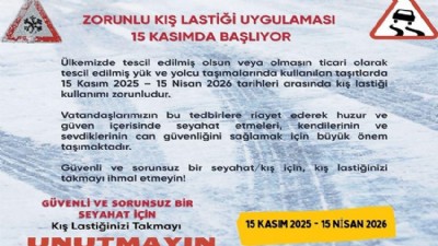 Zorunlu Kış Lastiği Uygulaması Başladı
