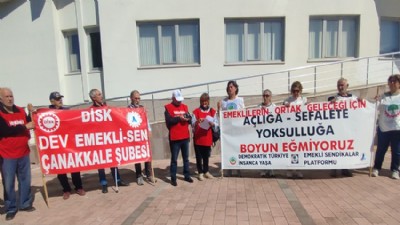 Emeklilerden Enflasyon Protestosu: 