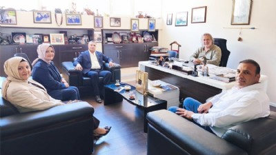 Yeniden Refah Partisi'nden Boğaz Medya'ya Ziyaret