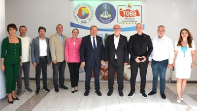 Biga TSO Heyetinden, Başkan Deniz’e Ziyaret