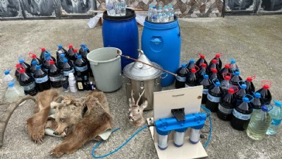 Çanakkale’de sahte alkol operasyonu
