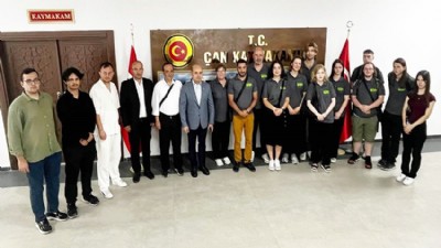 Gençlik Köprüsü Projesi Kapsamında Çan Kaymakamı’na Ziyaret