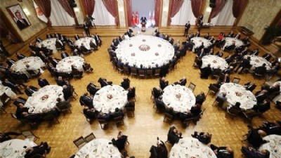 ÇOMÜ Rektörü, TBMM Başkanı Numan Kurtulmuş’un İftar Davetine Katıldı