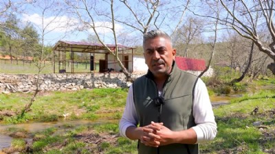 Ünlü Oyuncu Bülent Polat, Çanakkale’de Doğayla İç İçe Yaşam Kurdu