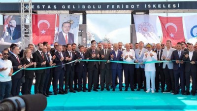 Gelibolu’da Tarihi Gün: 'Yeni Feribot İskelesinin Açılışı Yapıldı'