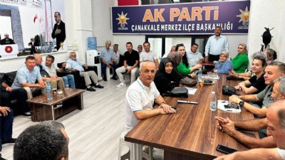 AK Parti Çanakkale Teşkilatı Yol Haritasını Değerlendiriyor