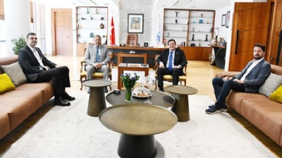 TBF Genel Sekreteri Antalyalı'dan Başkan Erkek'e ziyaret