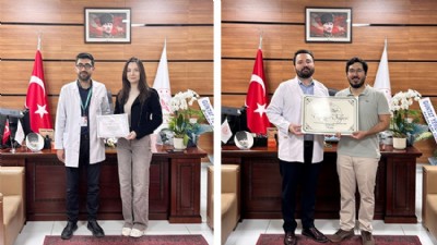 Biga Devlet Hastanesi’nden İki Doktora Veda