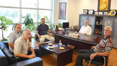 Köy muhtarlarından ÇTB Başkanı Deniz’e ziyaret