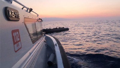 Çanakkale Açıklarında 21 Düzensiz Göçmen Yakalandı