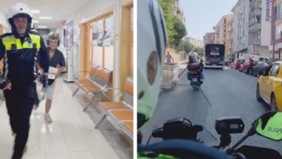Öğrencilerin İmdadına Polis Yetişti