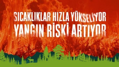 Orman Yangını Riski Yükseldi