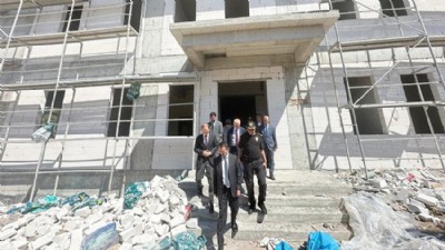 Vali Aktaş, Ayvacık İlçesi Hükümet Konağı Binası İnşaatını İnceledi