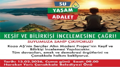 ÇED Kararına Karşı Sahaya İniliyor