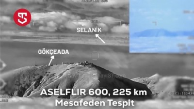 Gökçeada’dan Selanik Görüntülendi