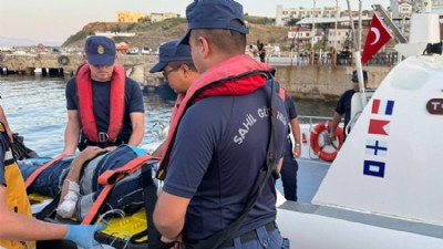 Bozcaada’da Yaralanan Şahıs Tahliye Edildi
