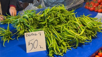 Pazarda yeni dönem: Biber artık demetle satılıyor