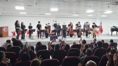 Çocuk Kültür Evi Çocuk ve Gençlik Orkestrası, ÇOMÜ'de sahne aldı