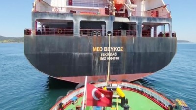 Çanakkale Boğazı’nda 202 Metrelik Gemi Kurtarıldı