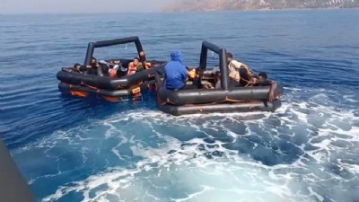 18 düzensiz göçmen kurtarıldı