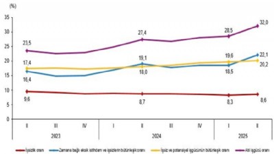 Mevsim Etkisinden Arındırılmış İşsizlik Oranı %8,6 Seviyesinde Gerçekleşti