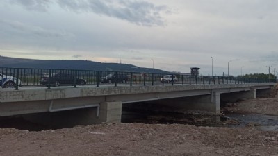 Çanakkale Sarıçay üzerinde yeni köprü trafiğe açıldı