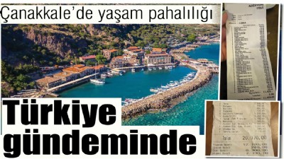 Çanakkale’de yaşam pahalılığı Türkiye gündeminde