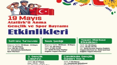 19 Mayıs Etkinlikleri Geniş Programla Kutlanacak