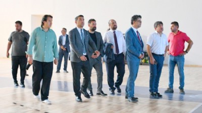 Rektör Erenoğlu, Spor Bilimleri Fakültesinde İncelemelerde Bulundu