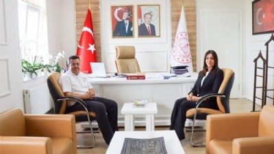Prof. Dr. Uğur Türkmen’den İl Millî Eğitim Müdürü Mine Hayta’ya Ziyaret