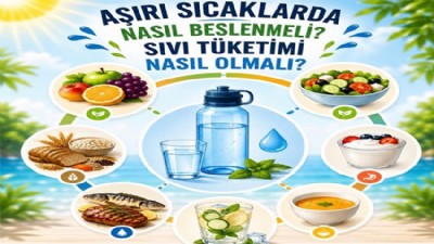 Aşırı Sıcaklarda Beslenme ve Sıvı Tüketimi İçin Sağlık Uyarıları