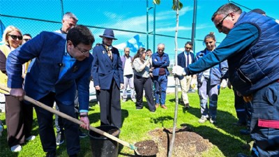 “Kentimi Seviyorum, Kentimi Yeşillendiriyorum” Projesi ile 118 Yetişkin Ağaç Toprakla Buluştu
