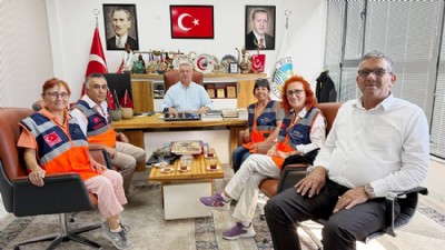 Geyikli Belediyesi’nde AFAD Gönüllüleri Ağırladı