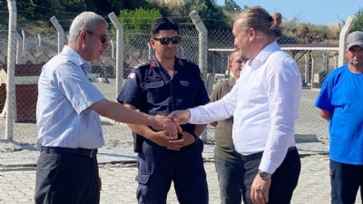 Vali Yardımcısı Dr. Polat Kara, Lapseki Hayvan Barınağını Ziyaret Etti