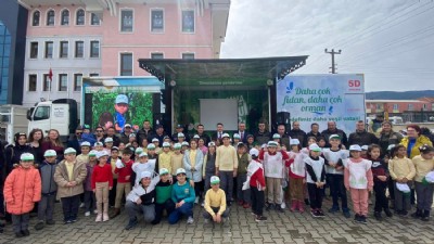  Yeşil Vatan Tırı, Yenice ilçesinde çocukları bilinçlendirdi