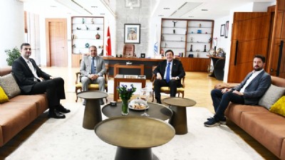 TBF Genel Sekreteri Antalyalı'dan Başkan Erkek'e Ziyaret