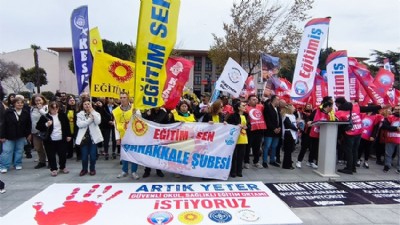 Öğretmenler Sokağa İndi 'Okullar Güvenli Değil'