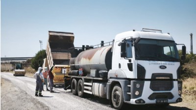 Asfalt çalışmaları devam ediyor