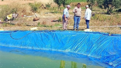 Çiftçiden Örnek Sulama Sistemi